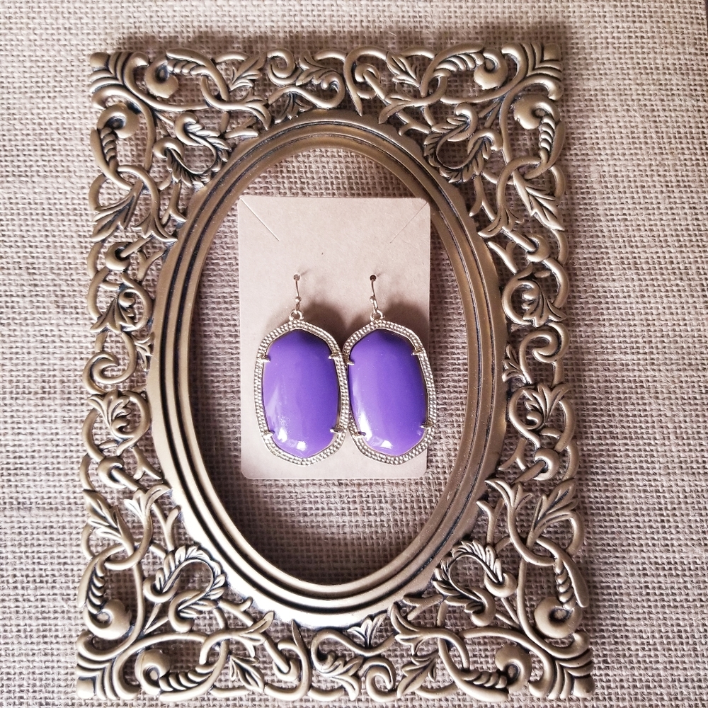 NWT Large Statement Earnings in Purple